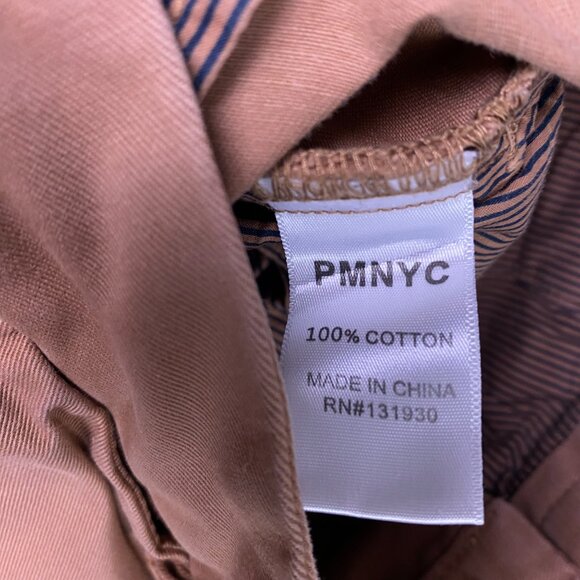 Peter Manning Slim Fit Chino Pants Men's 29 x 27 Measures 29 x 26 Brown Cotton - Picture 9 of 14
